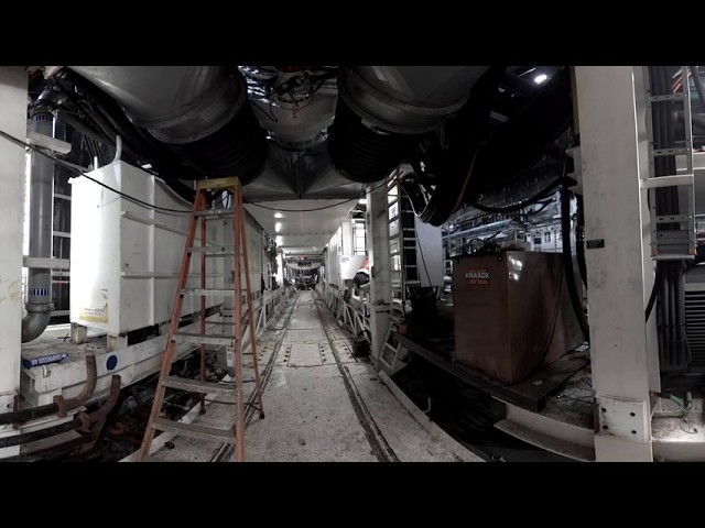 360° view of Purple Line Extension tunnel boring machines