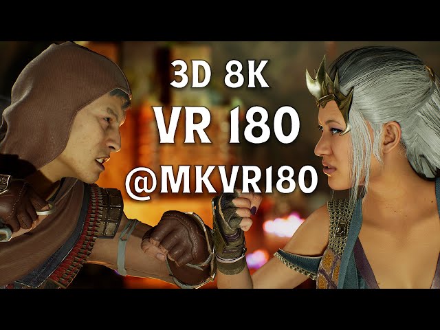 Mortal Kombat VR: Smoke vs Sindel (VR180 8K 3D Battle) | Epic Virtual Fight Scene (MQVR-36A)