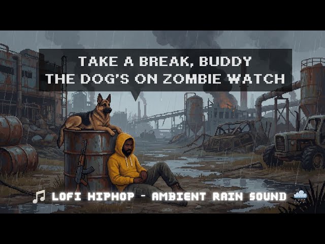 🔴 Lofi Hip Hop Mix & Rain Sounds 24/7 🌧️ | Ambient Vibes for Deep Focus & Sleep