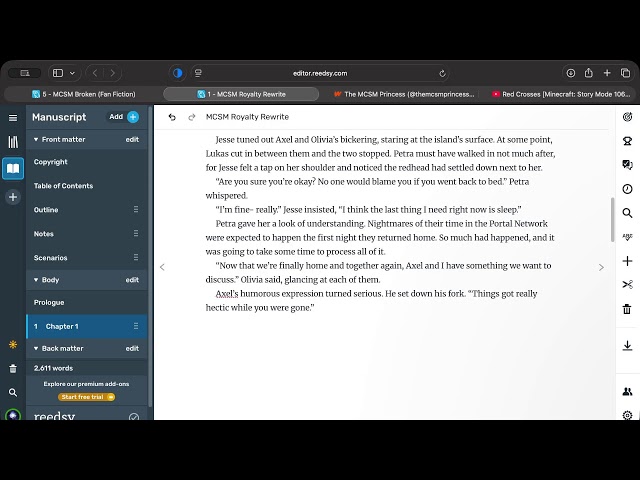 Minecraft: Story Mode Fan Fiction Project Progress (Spoilers)