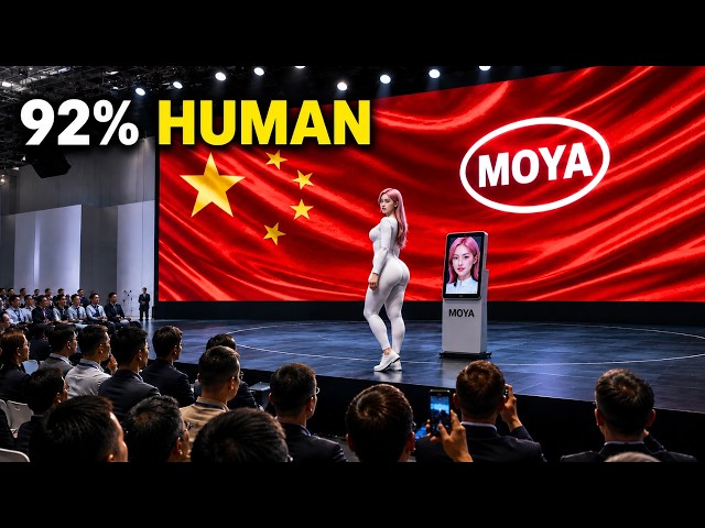 China's New AI Robot MOYA Feels Too real - 92% Human