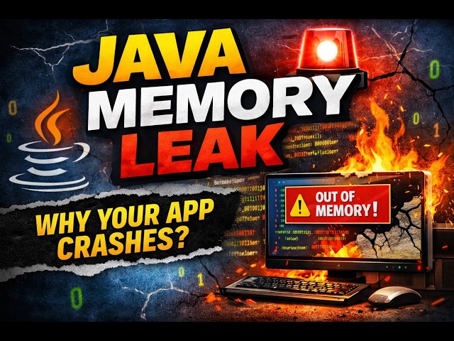 Java Memory Leak Explained 🚨 Detect, Debug & Fix OutOfMemoryError