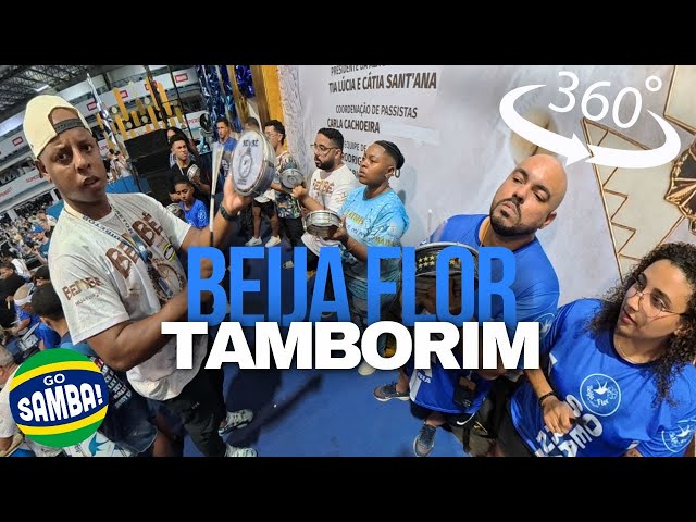 Beija Flor 2026 tamborim design, 360