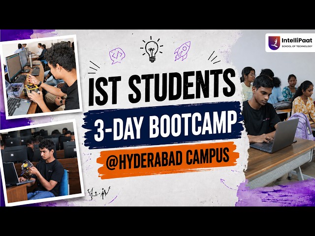 Coding, Startup And Robotics In 3 Days | IST Hyderabad Bootcamp
