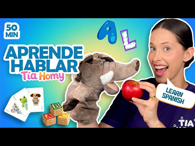 Learn with Aunt Homy – Learn to Read Spanish for Kids | Phonics Song | Letters A and L in Spanish