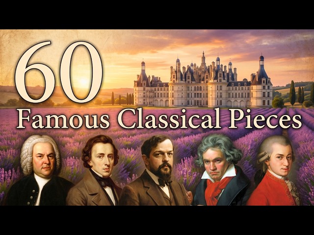 60 The Most Famous Classical Music Pieces of All Time | Bach, Chopin, Debussy, Beethoven, Mozart