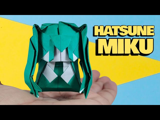 HATSUNE MIKU ORIGAMI TUTORIAL / Designed By Inoue Takaya