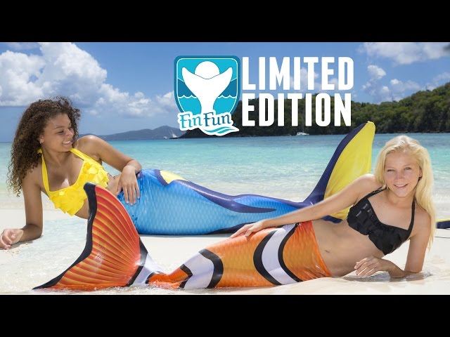 Blue Tang and Clownfish Limited Edition Tails | Fin Fun Mermaid Tails
