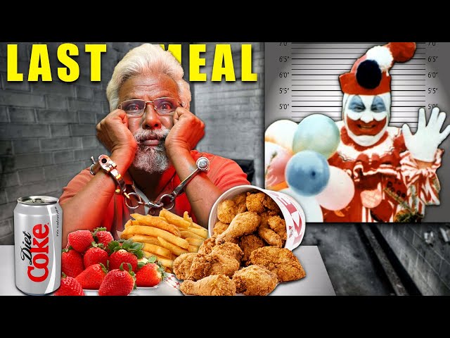 Eating Last Meals of Famous Criminals 💀