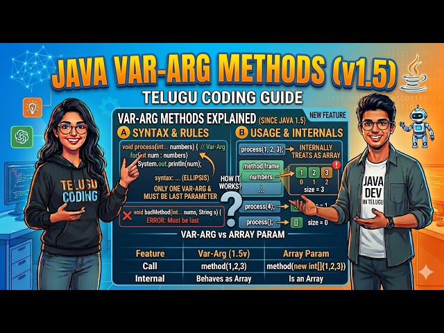 Java var-args (1.5v) enhancement -Telugu