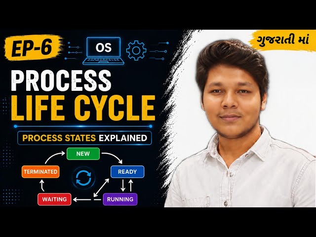 🖥️ Process Life Cycle | EP-6 | Process States Explained | Operating System in Gujarati | Mentorise