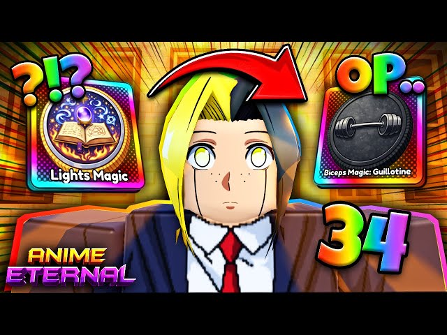 Unlocking WORLD 34 in Anime Eternal ROBLOX.. (INSANE)