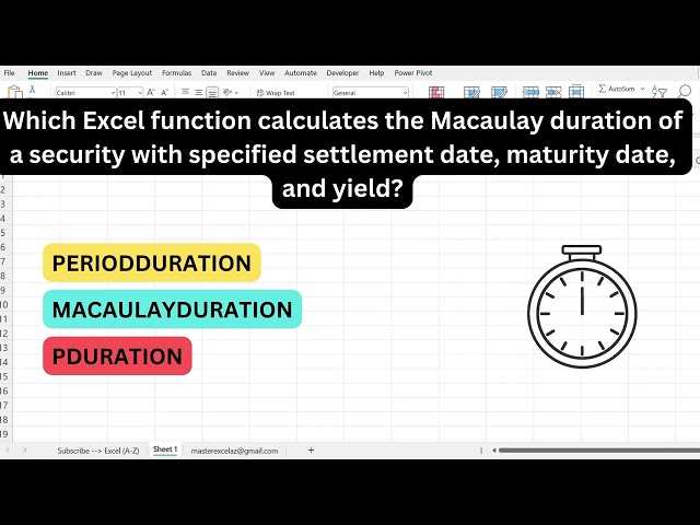#431 - Excel formula question and answer