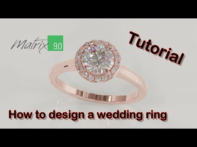 How to design a women’s engagement ring | Jewelry CAD tutorial