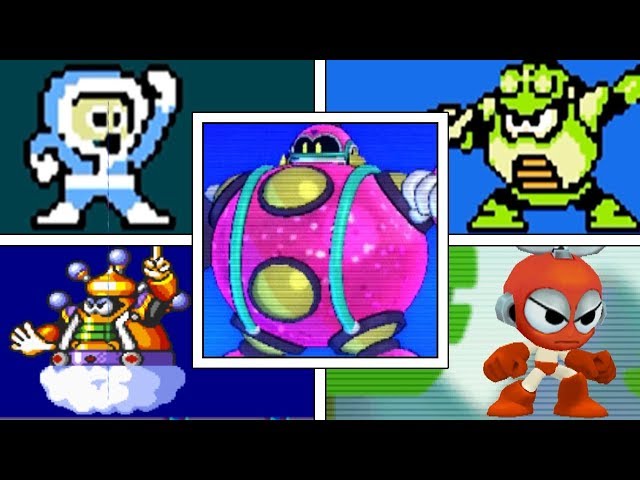 Evolution Of Robot Masters (Bosses) Intro Screen Animations in Mega Man Series (Mega Man 1 - 11)