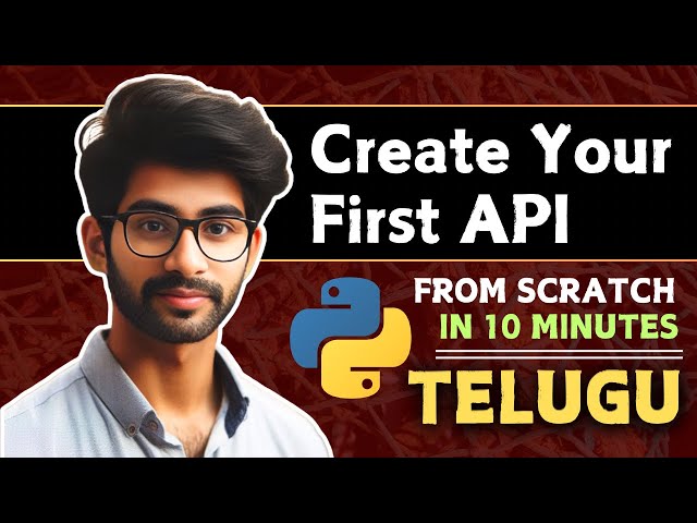 How to create API in Python in Telugu | Vamsi Bhavani