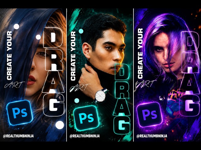 Modern Graphics DESIGN idea in Photoshop | Photoshop Tutorial