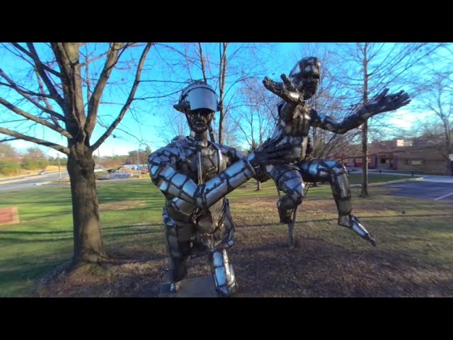 The Rescue Firefighter Statue 3D 180 VR