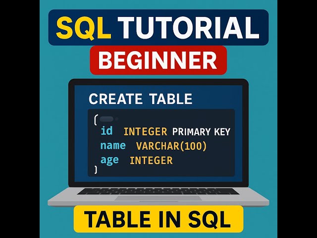 SQL Tutorial in Bengali | Create Table in SQL | Beginner Friendly