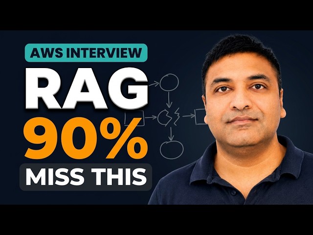 RAG Hallucinations: Fixing Pipeline Failures in AWS Interviews.