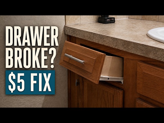 How to Fix a Broken Drawer That Keeps Falling Down