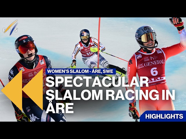 Spectacular Slalom Racing in Åre | Highlights | FIS Alpine