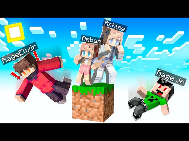 I Trapped My Family on ONE BLOCK in Minecraft!