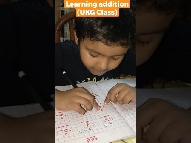 UKG Kid Learning ADDITION 😍