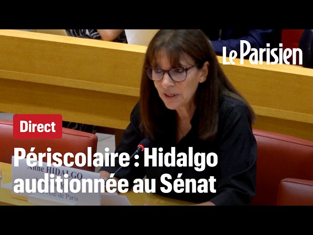 Direct : Violences dans le périscolaire à Paris, Hidalgo auditionnée au Sénat