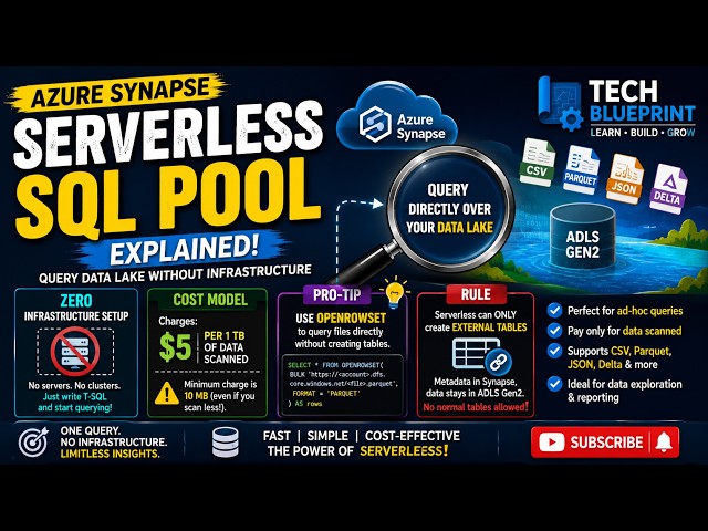 Azure Synapse Serverless SQL Pool Explained |Hindi + English