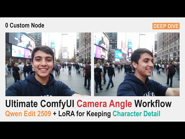 🟠 The Ultimate ComfyUI Camera Angle Workflow: Qwen Edit Consistent Character (ComfyUI Deep Dive)