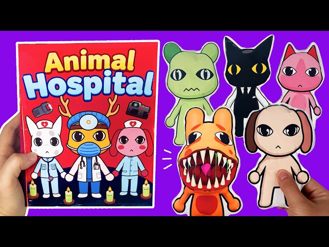 NEW⭐️Roblox Animal Hospital🏥Game book DIY | 로블록스 동물병원 게임북 만들기🏥