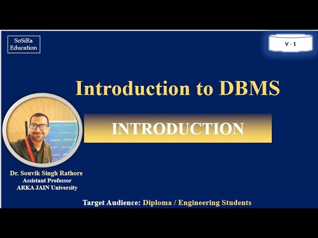 DBMS Introduction for Beginners | What is DBMS? | Complete Basics