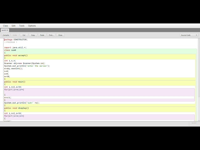 Blue Java : constructor part 1