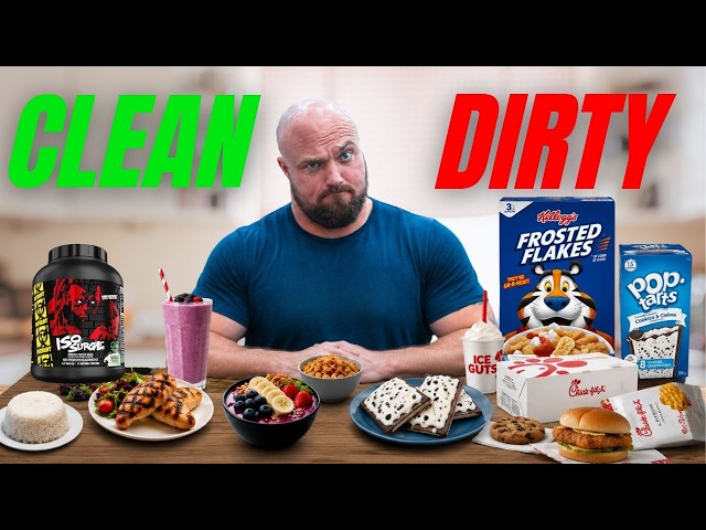 World's Strongest Man Tests CLEAN FOOD vs DIRTY FOOD
