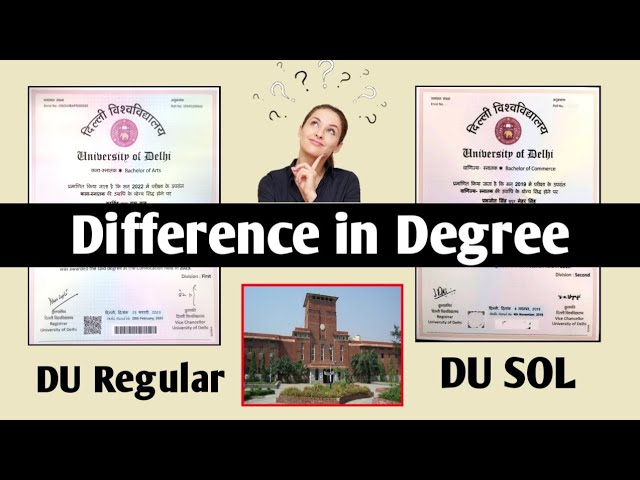 Difference Between SOL & Regular Degree | SOL Degree Vs Regular Degree | College Updates