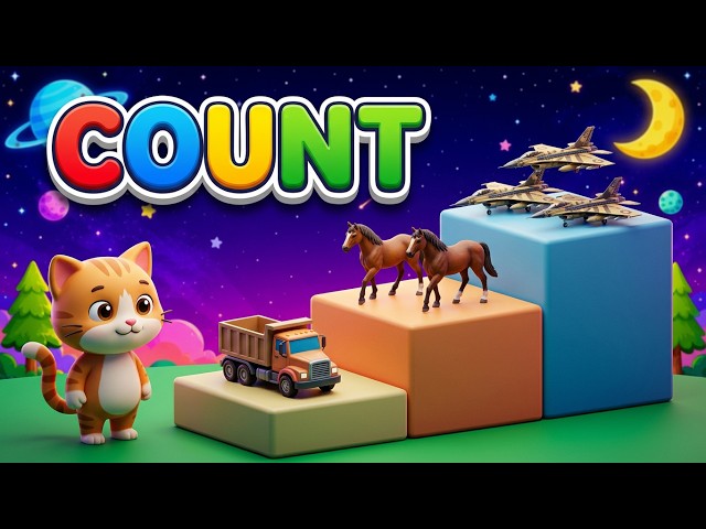 How Many? Counting Quiz for Kids | Learn with Kinder Garden