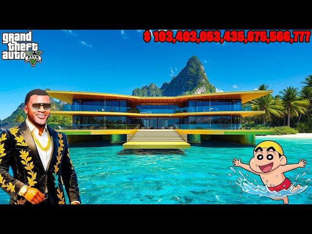 Franklin & Shinchan OPEN BILLIONAIRE CAR Showroom In GTA5 || SUMIT OP EXTRA