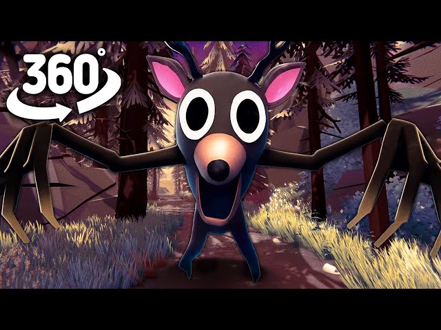 99 Night in the Forest Chase You ! | 360° VR