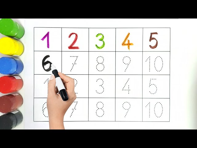 Numbers 1 to 10 | Kids Count Numbers 1-10 | Toddler & Preschool Educational Video #kiddostv