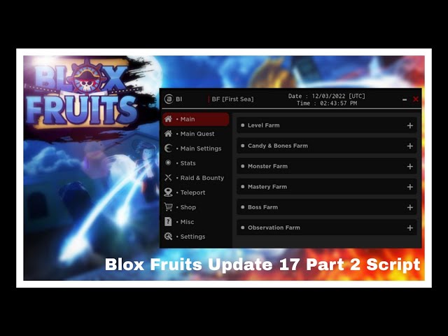 Blox Fruits Update 17 Part 2 Script | Arceus X 2.0 Script