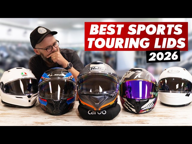 9 Of The Best Sports Touring Motorcycle Helmets For 2026!