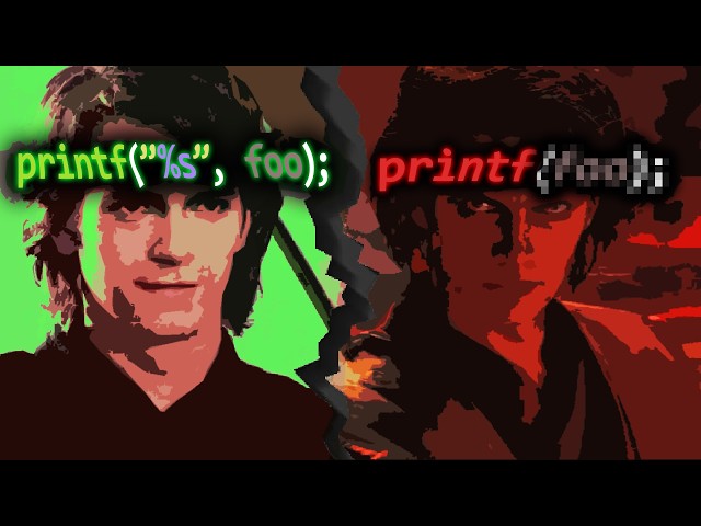 Never use printf() like this. (Microsoft banned it)