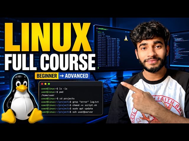 Linux for DevOps Engineers in ONE SHOT (2026)