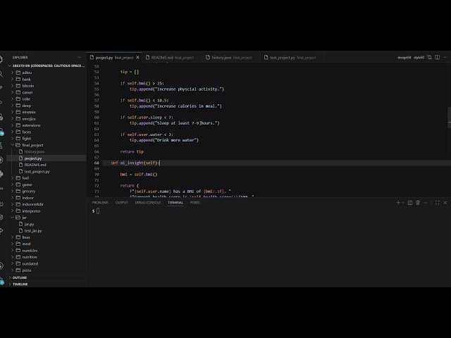 healthinsight ai cs50 python final project