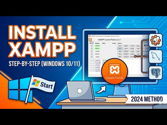 XAMPP server setup tutorial in Windows/ Customize the HTTP/HTTPS ports