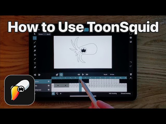 Learn ToonSquid Basics in 15 Minutes | 2D Animation iPad App