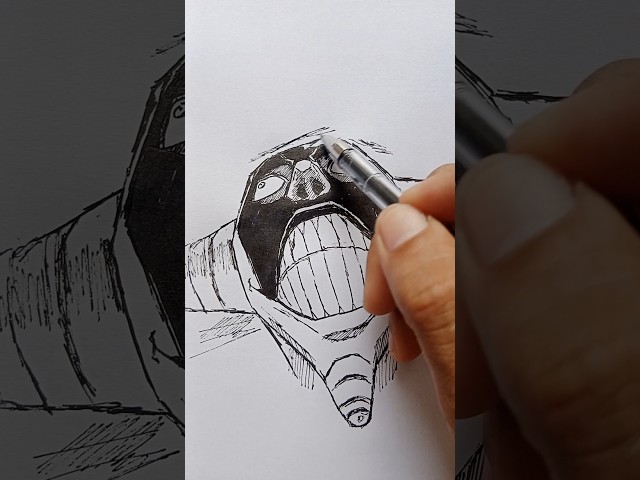 Drawing Mayuri Kurotsuchi from Bleach #drawing #bleach #mayurikurotsuchi #animedrawing #shorts