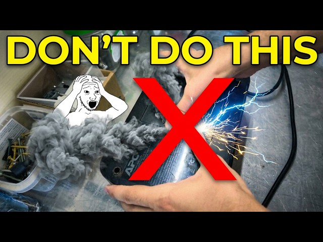 How Not to Install a UPS (Common Mistakes to Avoid) [Remastered & Re-upload]