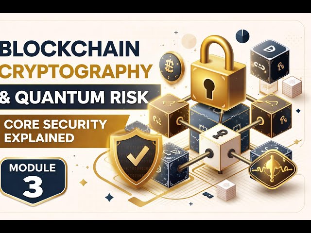 Blockchain Cryptography & Quantum Risk: Core Security Explained | Module 3.1